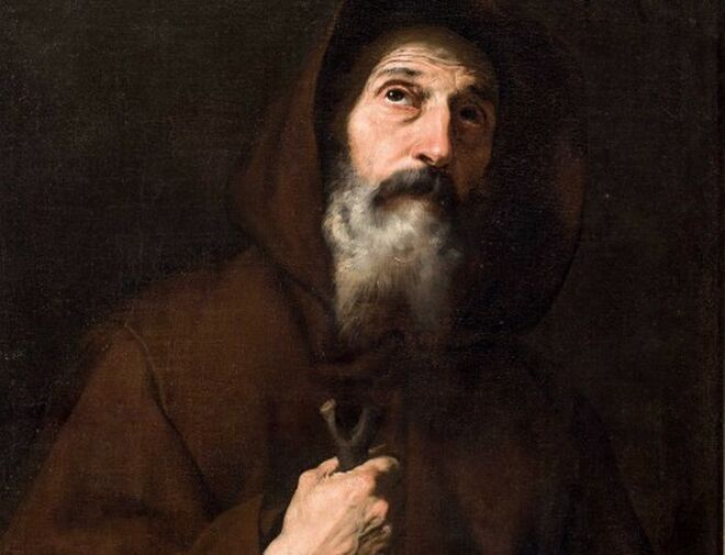 San Francisco de Padua, fundador de la Orden de los Mínimos, se escandalizó de las riquezas de Roma
