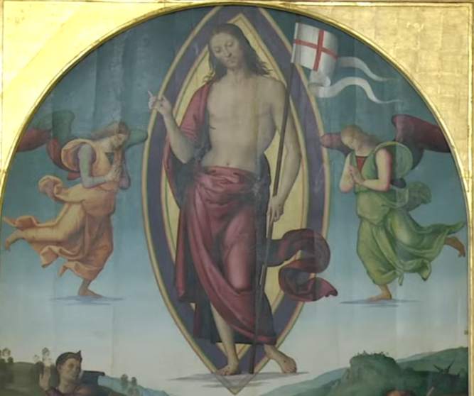 Cuadro de la Resurrección de la biblioteca vaticana