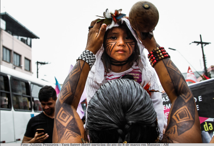 Indígenas en Manaos