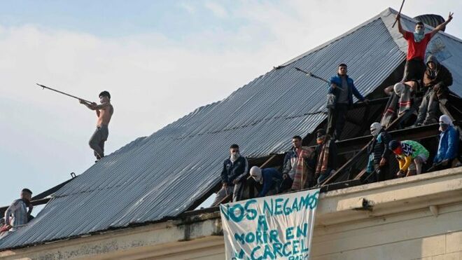 Presos argentinos protestan