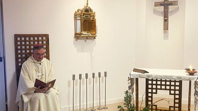 Gómez Cantero, en su capilla
