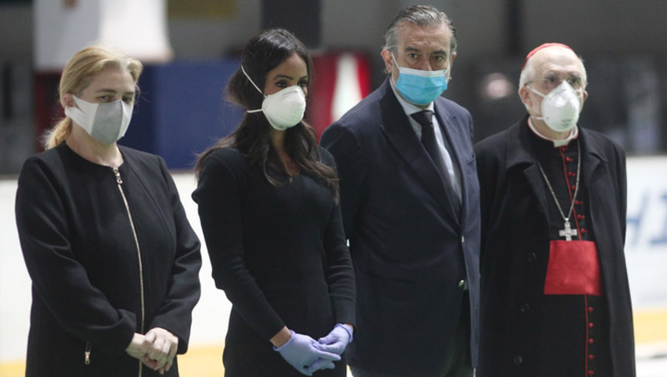 Cardenal Osoro, en el cierre de la morgue del palacio de Hielo
