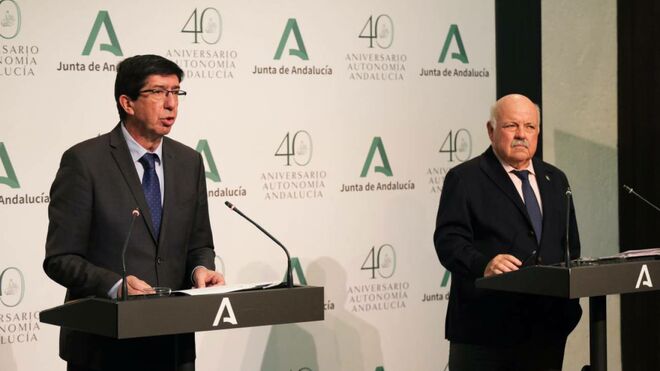 Juan Marín, y Jesús Aguirre