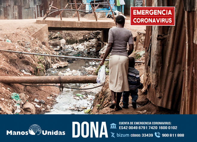 Campaña internacional de Manos Unidas contra el coronavirus