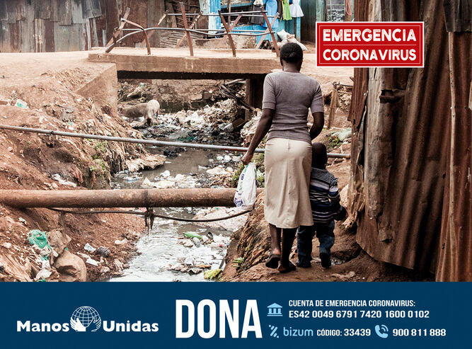 Campaña internacional de Manos Unidas contra el coronavirus
