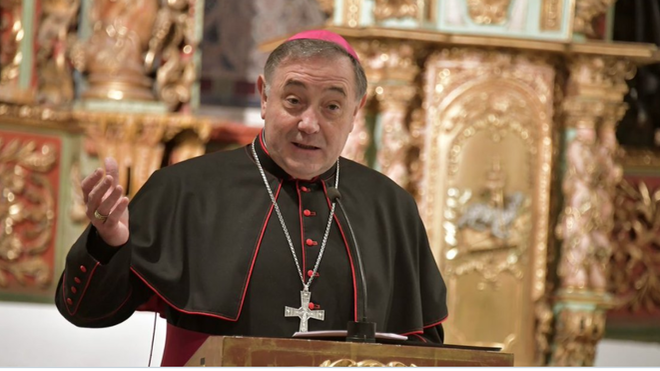 El obispo Luis Ángel de las Heras