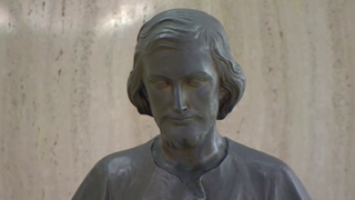 Imagen de San José Obrero, presente en la capilla de Santa Marta