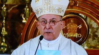 Obispo de Segorbe-Castellón, Casimiro López, en la Misa de la Patrona.