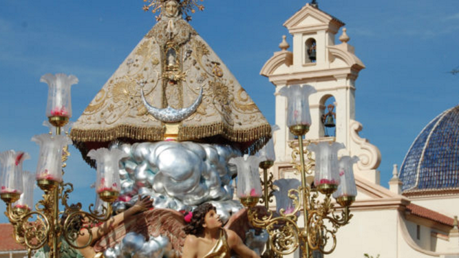 Virgen del Lledó en su santuario