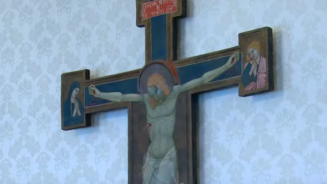 Cruz de la biblioteca papal