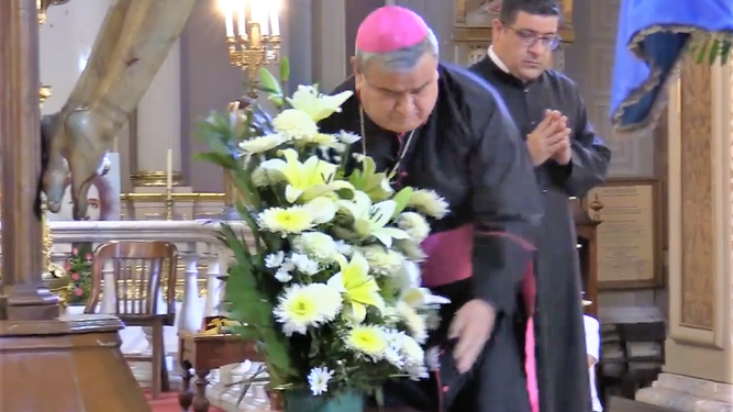 Sobriedad. Ofrenda al crucificado.