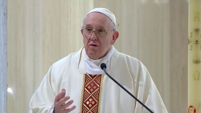 El Papa, en la misa de esta mañana