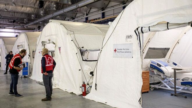 Hospital móvil en Montreal