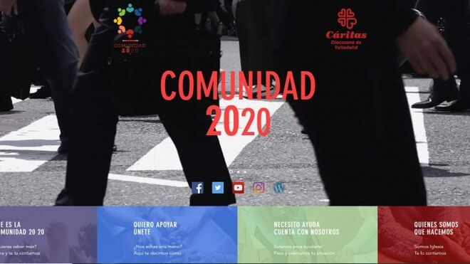 Caritas Valladolid proyecto 'Comunidad 2020'
