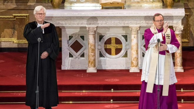 Obispo católico y protestante de Berlín