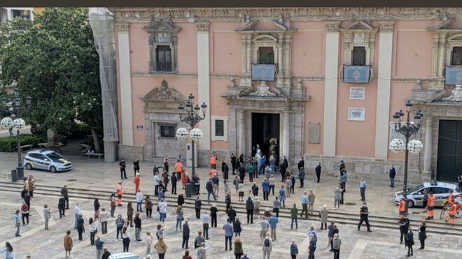 ¿Hubo aglomeración en la basílica?