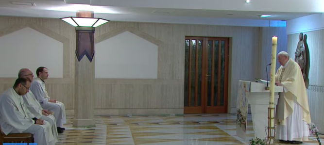 Misa del Papa en Santa Marta