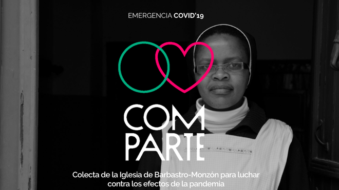 "Aunque no nos veas, estamos ahí". La diócesis de Barbastro-Monzón lanza un fondo de lucha contra el Covid-19