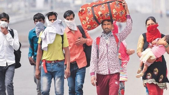 Migrantes y coronavirus en India