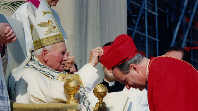Wojtyla nombró cardenal a Schönborn en 1998