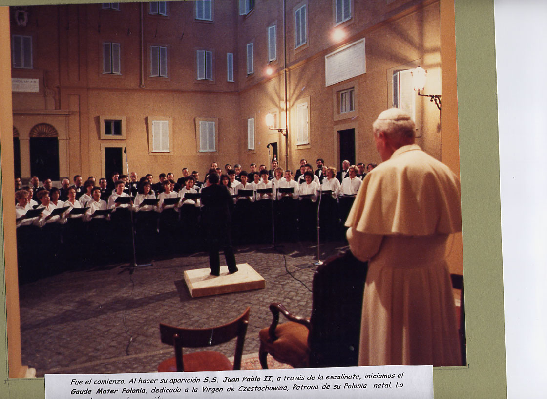 1985 Concierto Iradier a JPII 00