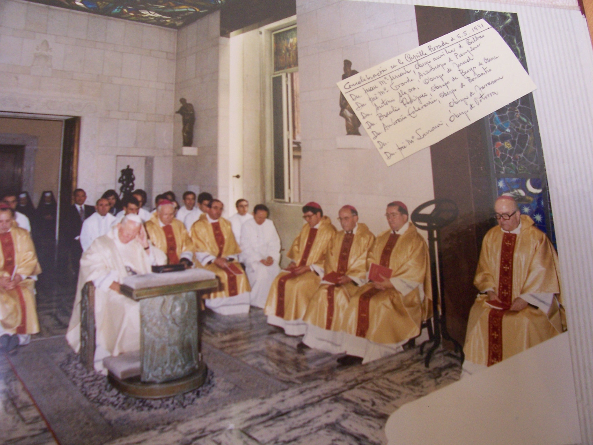 1991 JPII CAPILLA OBISP LISTA