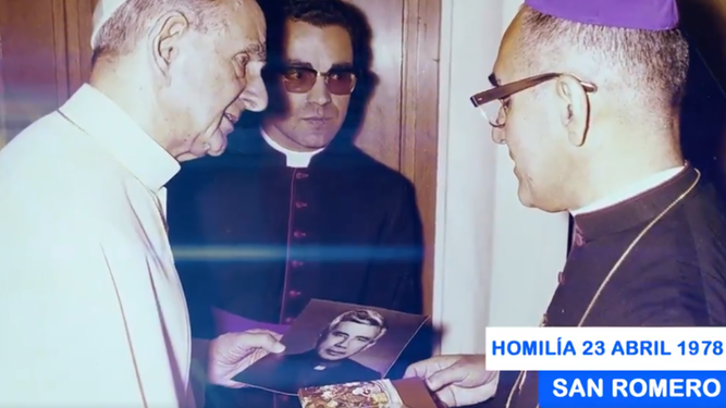 Recordando a monseñor Romero en su encuentro con el Papa