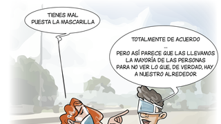 Mascarilla en los ojos