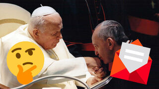 Wojtyla y Bergoglio: un 'meme' de Munilla