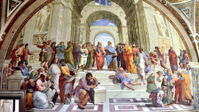 'Escuela de Atenas', Rafael