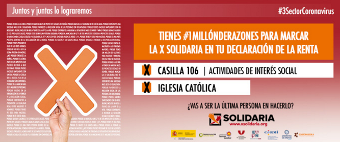 Marca la X solidaria