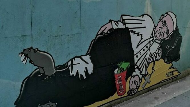 Un "Papa mendigo" denuncia "la pandemia de la pobreza" en las calles de Milán