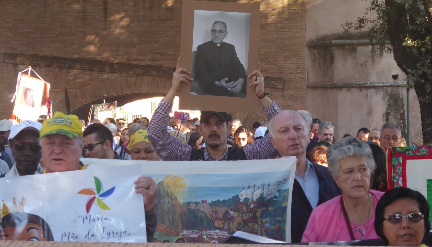 Mauricio López en el Vía Crucis