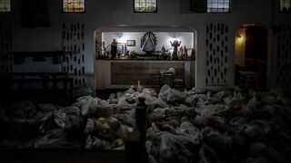 Vista interior de la Parroquia Santa María Madre del Pueblo, el 19 de mayo de 2020 en Buenos Aires (Argentina)