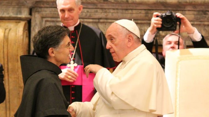 Trovarelli con el Papa Francisco