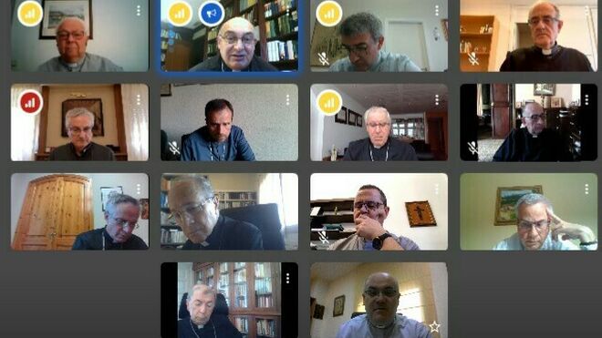 Reunión virtual de los obispos de la Tarraconense