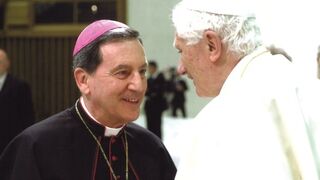 Cardenal Rubén Salazar Gómez con Benedicto XVI