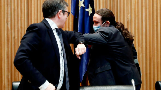 Patxi López y Pablo Iglesias