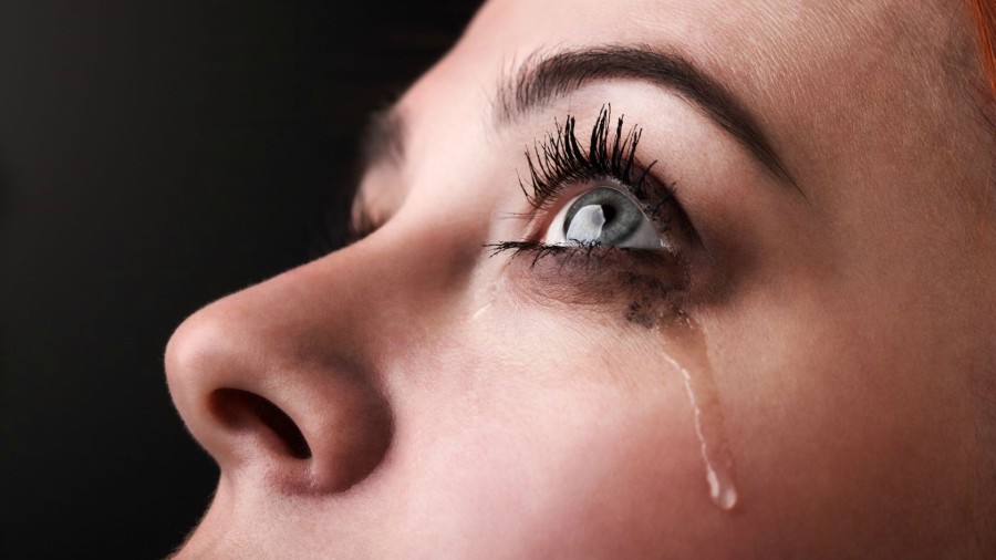 Mujer-llorando