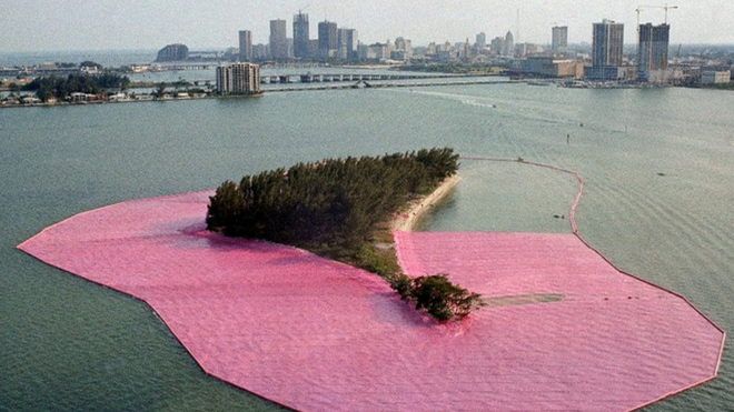 Las 'Islas rodeadas' de Christo y Jeanne-Claude: arte efímero