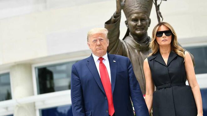 Trump, Melania y Juan Pablo II