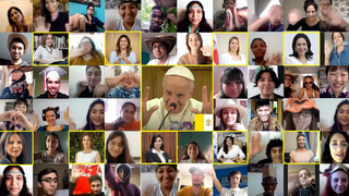 Francisco, en la Sede Virtual de Scholas