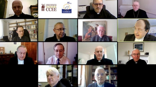 Reunión virtual de obispos europeos
