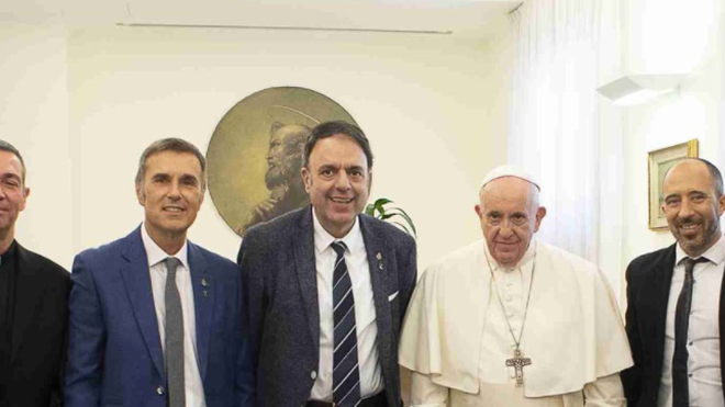 Delegación del Ayuntamiento de Manresa en el Vaticano.