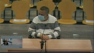 Inocente Montano, durante el juicio