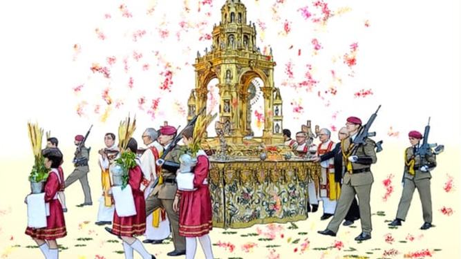 Festividad del Corpus. Valencia.