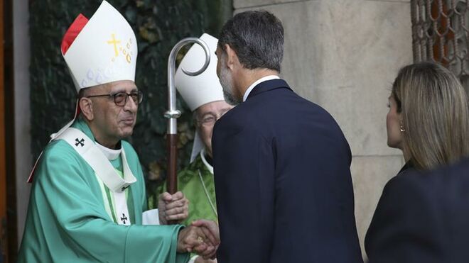 Omella, con el rey Felipe VI