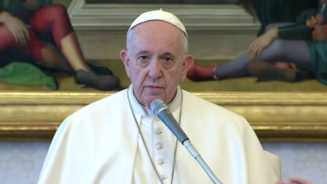 Papa, en la audiencia
