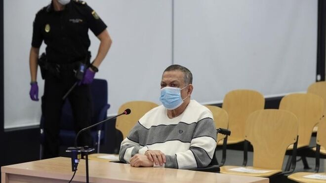 Inocente Montano, durante la primera sesión del juicio