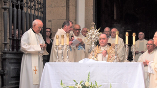 Bendición de la festividad del Corpus en Mondoñedo-Ferrol